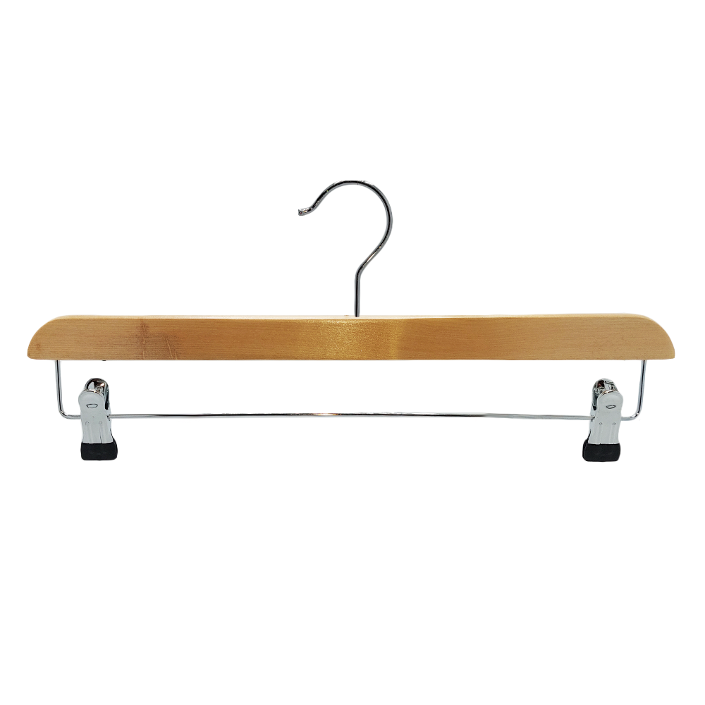 mosterd Normaal gesproken geboren 50 Stuks Houten Broekhanger 7107 - Houten hangers - Goedkope Recycling  Hangers